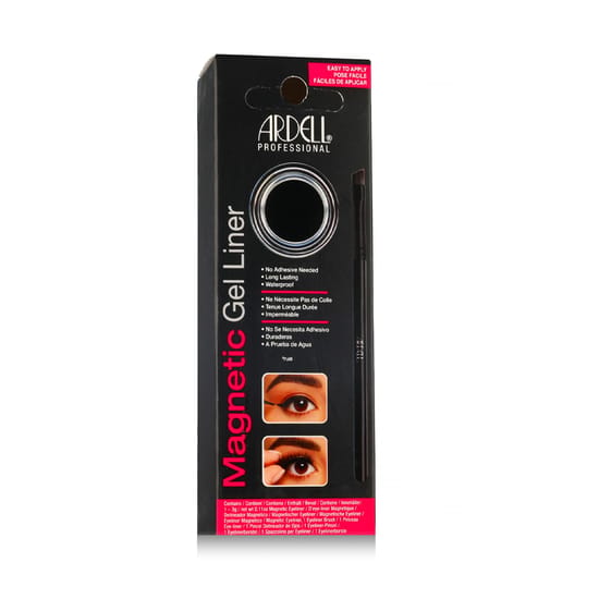 Ardell Magnetic Gel Liner in black, shown as a gel eyeliner for eye makeup