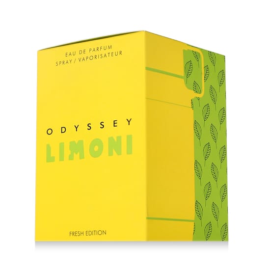 Bottle of Armaf Odyssey Limoni Fresh unisex citrus perfume