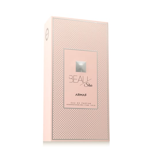 Bottle of Armaf Beau Star For Women Eau de Parfum with floral design