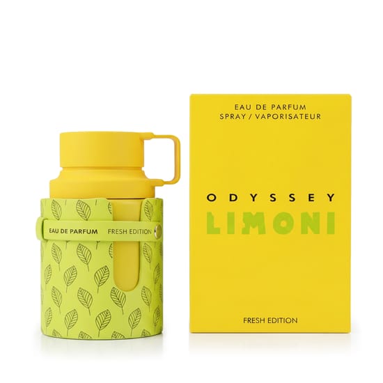 Bottle of Armaf Odyssey Limoni Fresh unisex citrus perfume