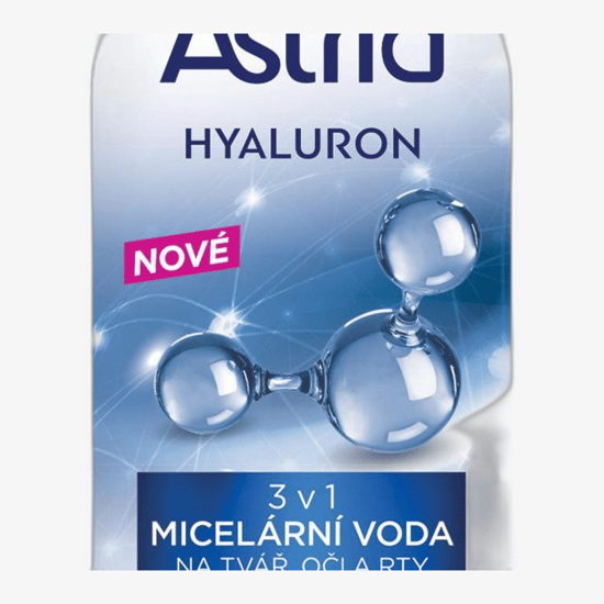 Флакон мицеллярной воды Astrid Hyaluron 3 in 1 для ухода за лицом