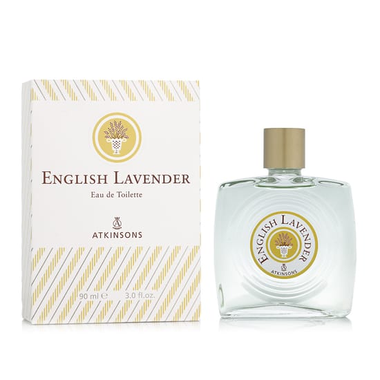 Atkinsons English Lavender EDT bottle, a unisex lavender eau de toilette