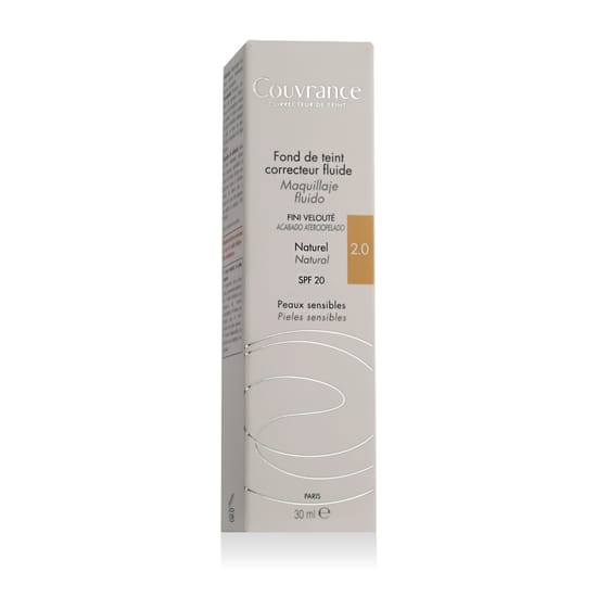 Жидкая тональная основа-корректор Avène Couvrance SPF 20, оттенок 2.0 Natural