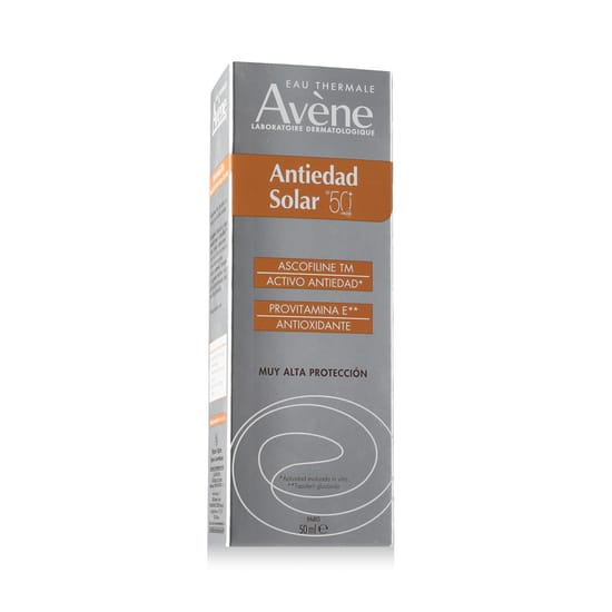 Avène Sun Anti-Age Cream SPF 50+ veido apsauginis kremas nuo saulės
