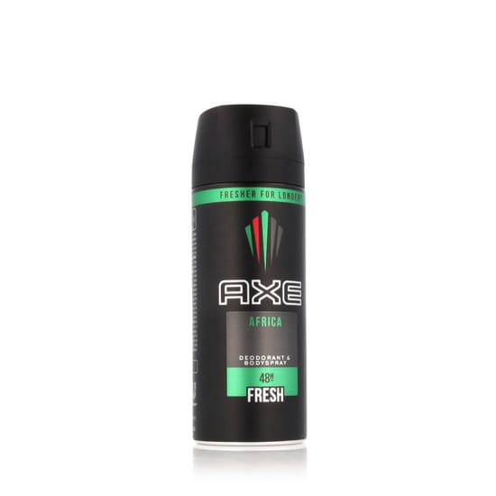 Axe Africa purškiamas dezodorantas – produkto pakuotės nuotrauka