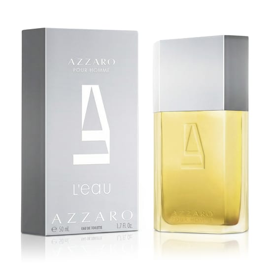 Azzaro Pour Homme L'Eau Eau de Toilette bottle, 50 ml