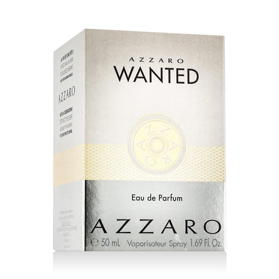 Флакон унисекс-парфюмерной воды Azzaro Wanted EDP крупным планом