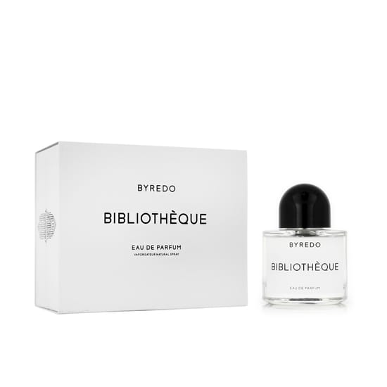 Изображение флакона Byredo Bibliothèque EDP, унисекс-парфюм с древесным характером