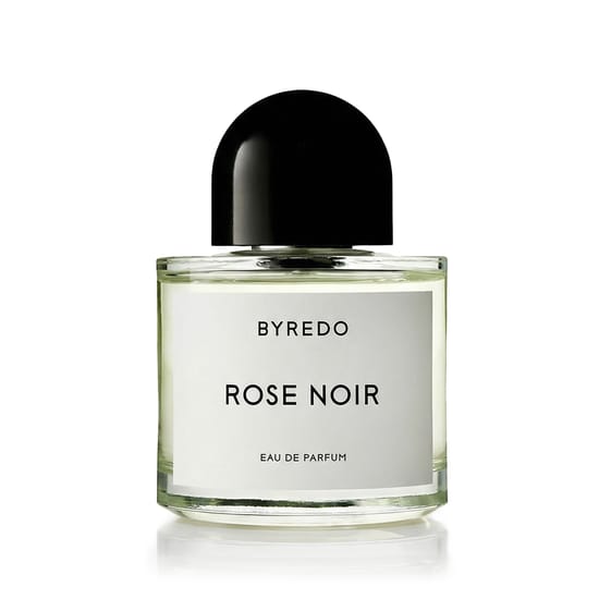 Byredo Rose Noir EDP bottle, a unisex rose-led Eau de Parfum