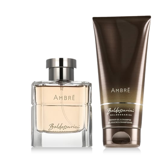 Baldessarini Ambré EDT ir dušo gelio rinkinio pakuotė