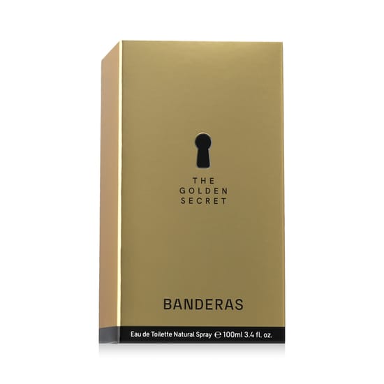 Banderas The Golden Secret EDT unisex perfume bottle, 100 ml