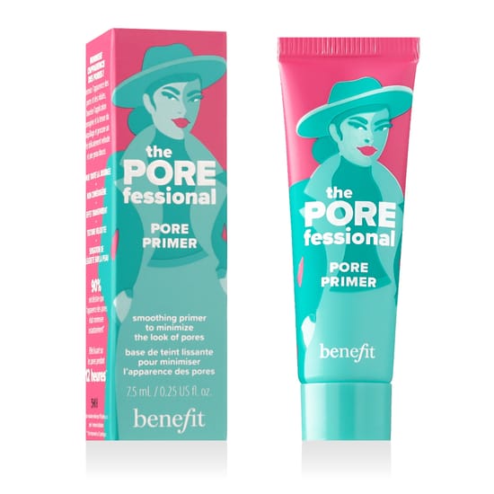 Benefit The Porefessional Pore Primer shown as a makeup base
