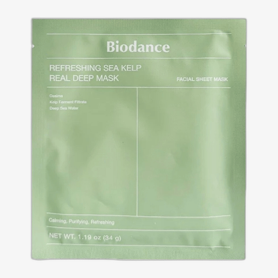 Biodance Refreshing Sea Kelp Real Deep Mask — маска для лица с морскими водорослями