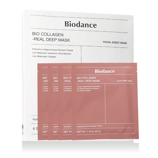 Biodance Bio Collagen Real Deep Mask 4 x 34 g