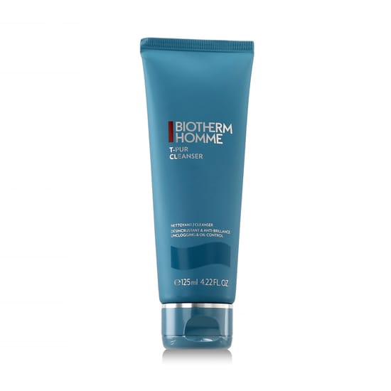 Biotherm Homme T-PUR veido valomasis gelis riebios odos priežiūrai