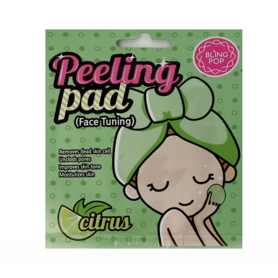 Bling Pop Citrus Peeling Pad šveičiamasis diskelis kūno priežiūros priemonių nuotraukoje