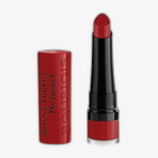 Bourjois Paris Rouge Velvet lipstick in 54 Cherry D’Amour, matte lip colour