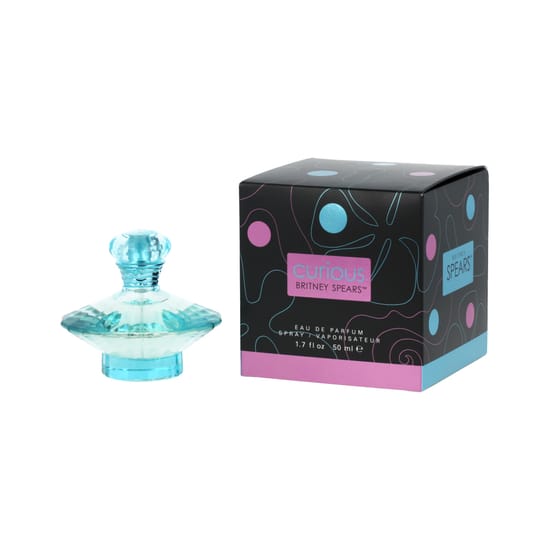 Britney Spears Curious EDP gėlių aromato parfumuoto vandens flakonas