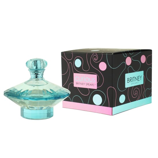 Britney Spears Curious EDP gėlių aromato parfumuoto vandens flakonas