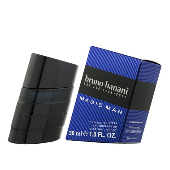 Bruno Banani Magic Man EDT bottle, a fresh-spicy unisex fragrance