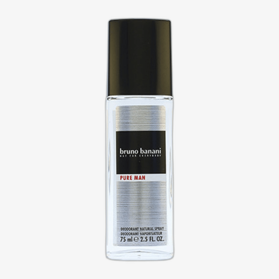Bruno Banani Pure Man vyriškas dezodorantas stiklo pakuotėje