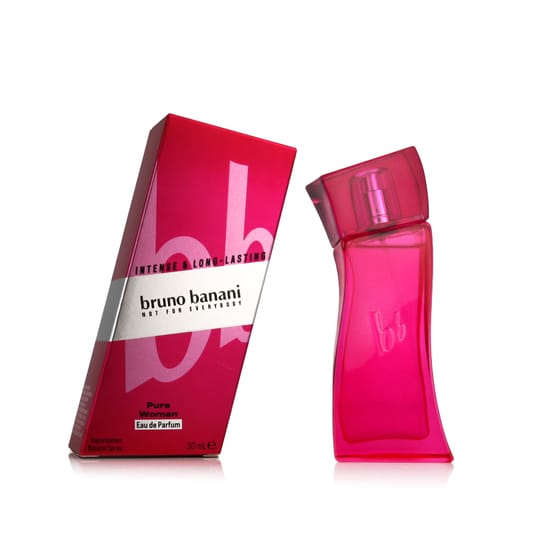 Bruno Banani Pure Woman EDP moteriški kvepalai, produkto pakuotės vaizdas