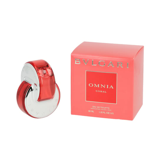 Bvlgari Omnia Coral EDT perfume bottle, a fruity-floral fragrance