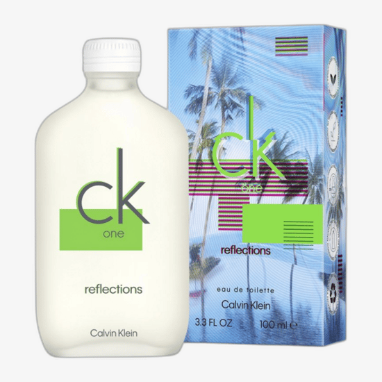 Calvin Klein CK One Reflections Eau de Toilette bottle, 100 ml