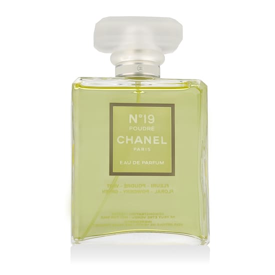 Chanel No 19 Poudre EDP kvepalų flakonas produkto nuotraukoje