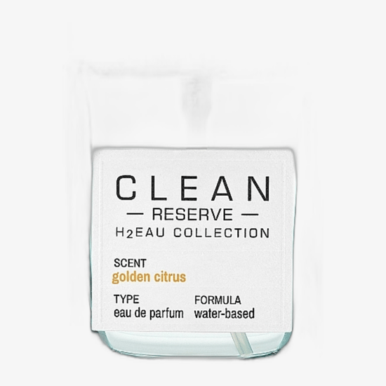 Clean H2Eau Golden Citrus EDP uniseksinių kvepalų flakono nuotrauka