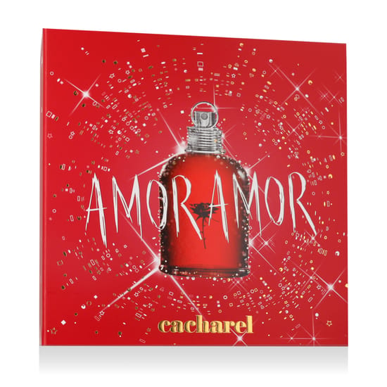 Cacharel Amor Amor EDT gift set with 50 ml fragrance and two body lotions