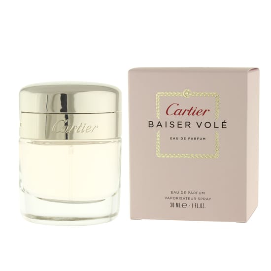 Cartier Baiser Volé Eau de Parfum bottle with its refined floral design