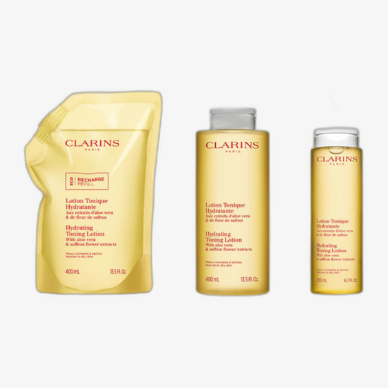 Clarins Hydrating Toning Lotion with Aloe Vera & Saffron Flower