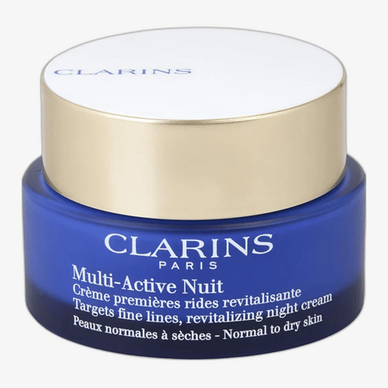 Ночной крем Clarins Multi-Active для сухой кожи в вечернем уходе