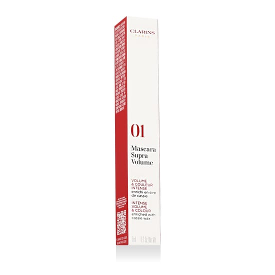 Clarins Supra Volume Mascara 01 Intense Black juodas blakstienų tušas