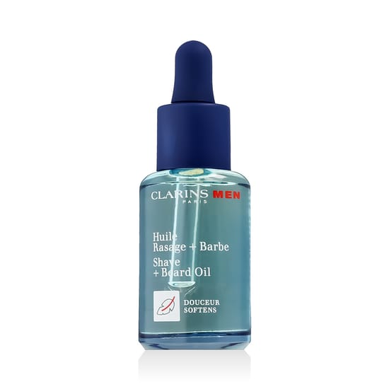 Clarins Men Shave + Beard Oil – skutimosi ir barzdos aliejaus pakuotė