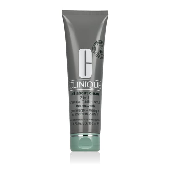 Средство Clinique All About Clean 2-в-1: угольная маска и скраб