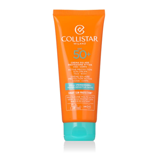Collistar Smart Sun Protection® SPF 50+ kremas nuo saulės veidui