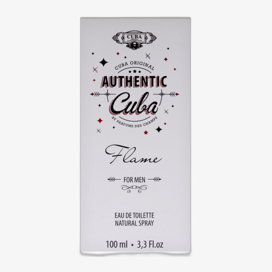 Cuba Authentic Flame EDT – uniseks kvepalų flakonas