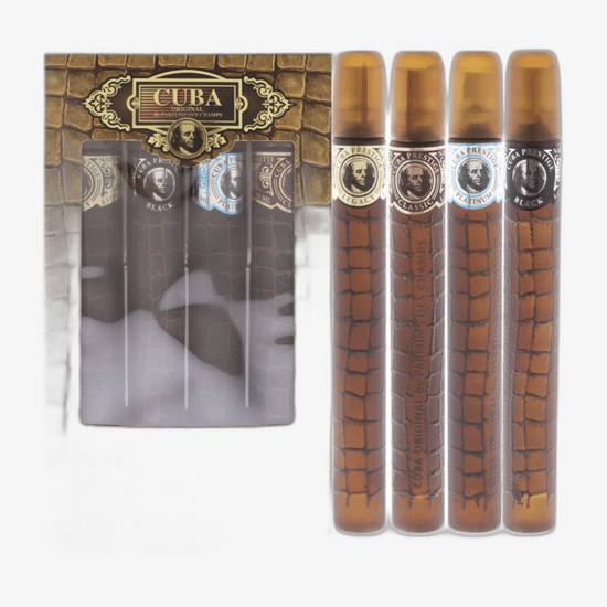Cuba Cuba Set EDT 4 x 35 ml fragrance set with four distinct scents