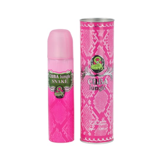 Cuba Jungle Snake EDP uniseksinių kvepalų buteliukas produkto nuotraukoje
