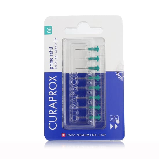 Curaprox Prime CPS 06 blue interdental brushes, 8-piece pack