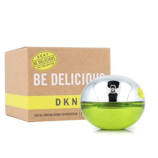 DKNY Donna Karan Be Delicious EDP bottle, a fruity women's perfume