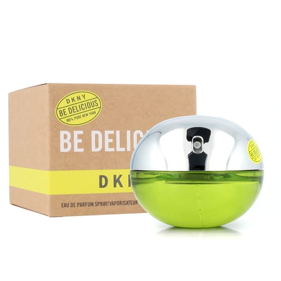 DKNY Donna Karan Be Delicious EDP bottle, a fruity women's perfume