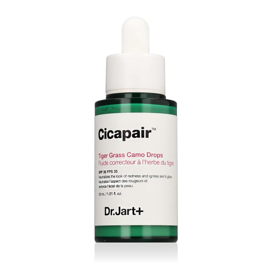 Флакон Dr.Jart+ Cicapair Tiger Grass Camo Drops SPF 35, тон-корректирующие капли