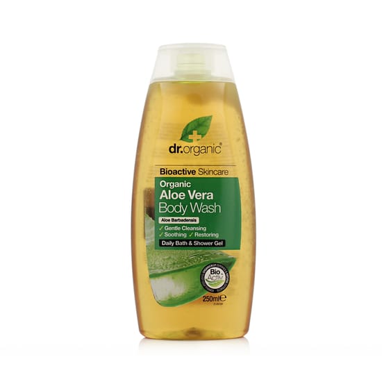 Dr Organic Bioactive Skincare Organic Aloe Vera Body Wash for shower use