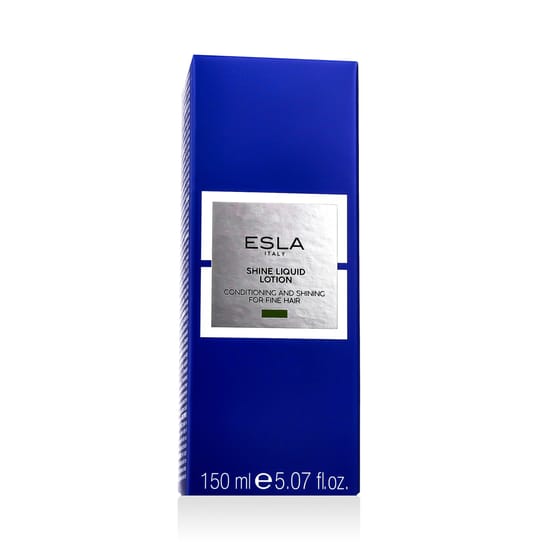 ESLA Italy Shine Liquid Lotion – skysto plaukų losjono produkto nuotrauka