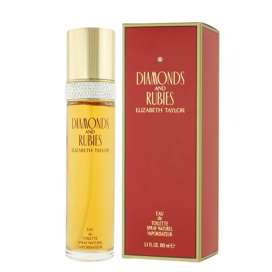Elizabeth Taylor Diamonds and Rubies EDT perfume bottle