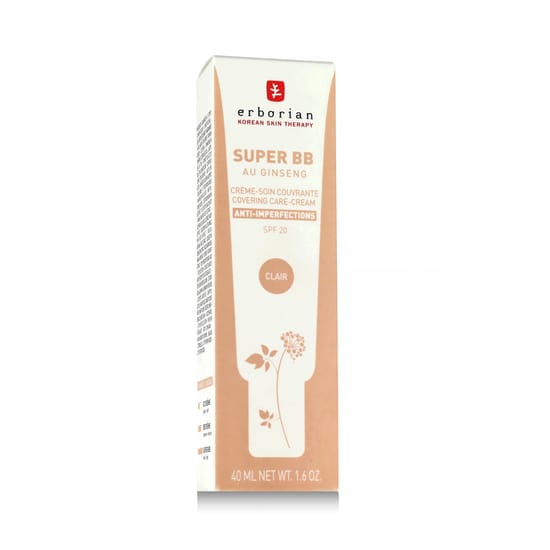 Erborian BB Super SPF 20 (Clair) BB kremas šviesiam veido atspalviui