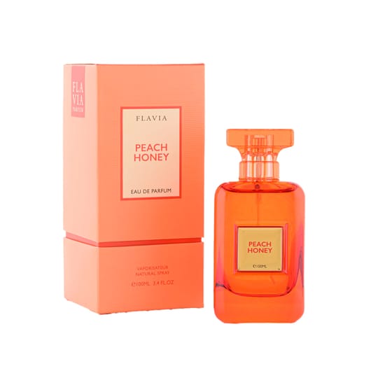 Flavia Peach Honey EDP uniseks kvepalų buteliukas su persiko ir medaus aromatu